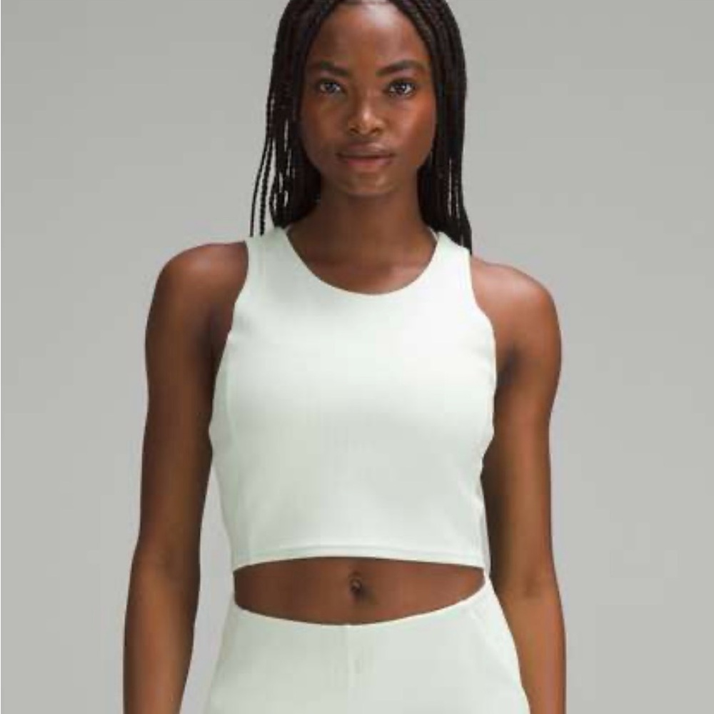 Lululemon Ribbed Softsreme Cropped Tank Top